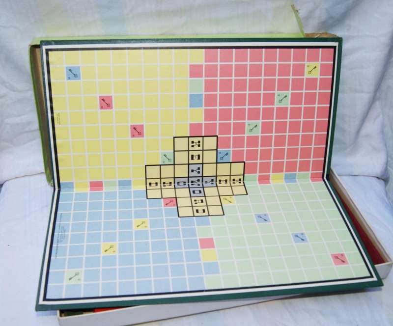 Vintage 1953 Keyword Board Game by Waddington  Makers of Monopoly
