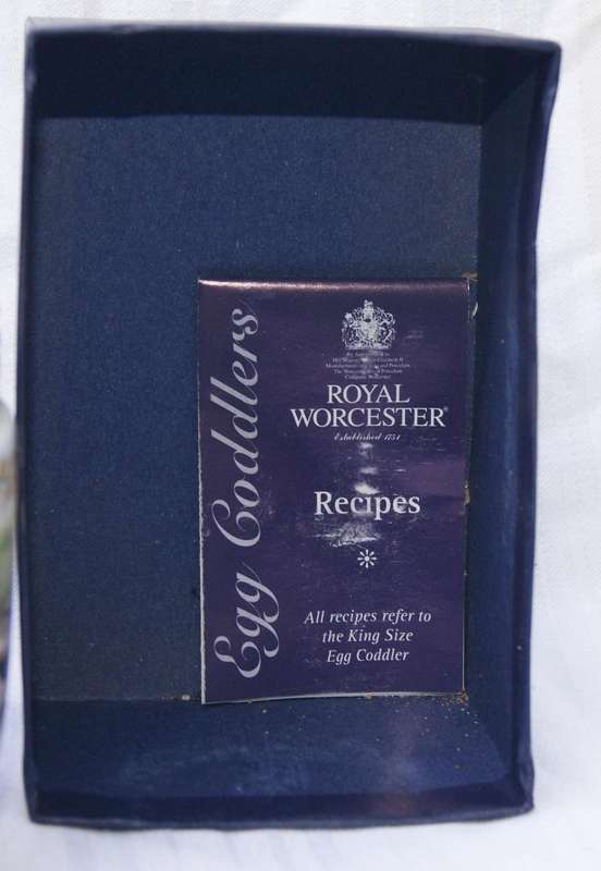 Royal Worcester King Size Egg Coddler  Ducks Design in Original Box