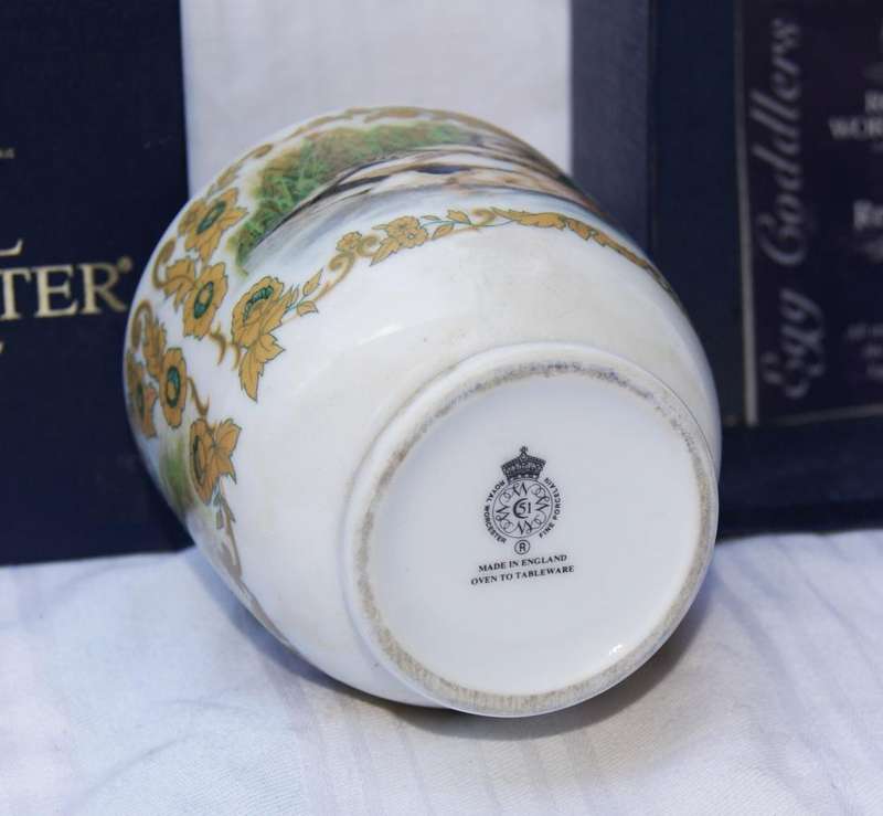 Royal Worcester King Size Egg Coddler  Ducks Design in Original Box