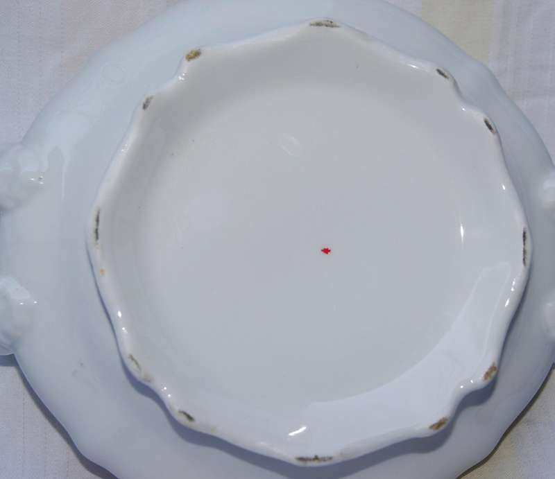 Vintage White Porcelain Vegetable Tureen with Lid