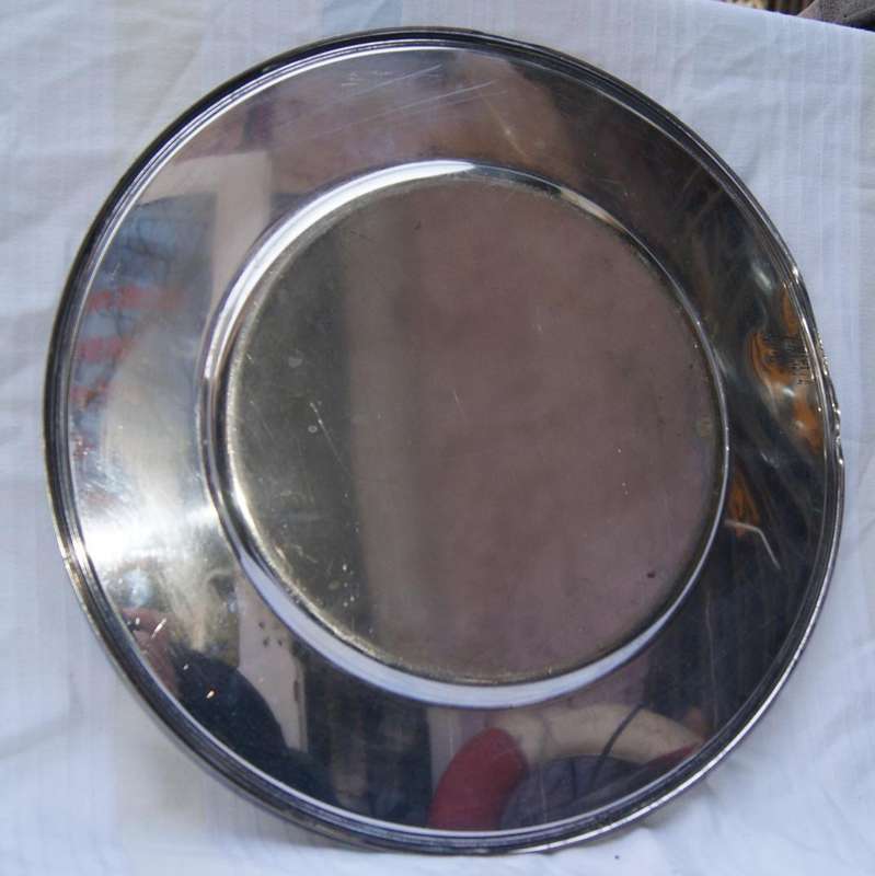 Vintage Silver-Plated Award Plate