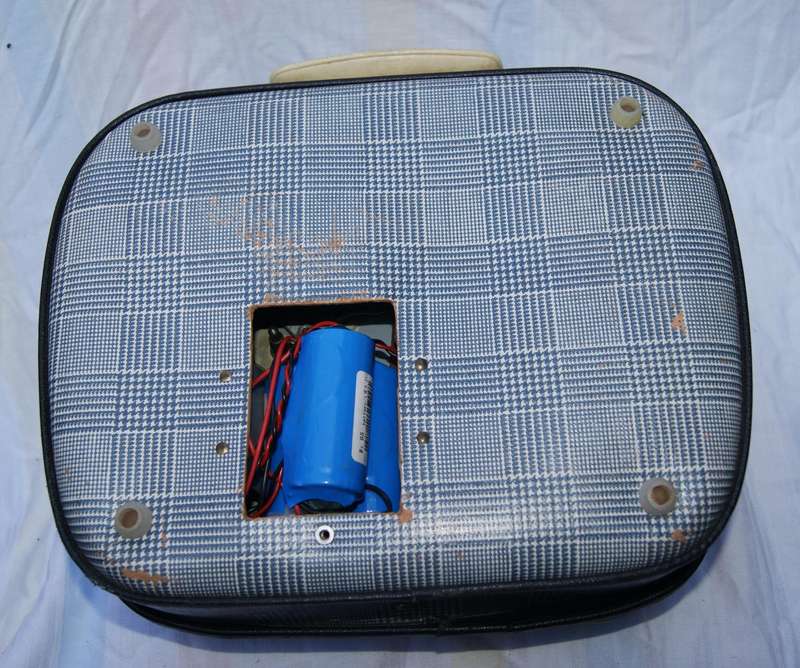 Vintage Teppaz Oscar Suitcase Record Player  Working  Upgraded with Rechargeable Lithium-Ion Batte