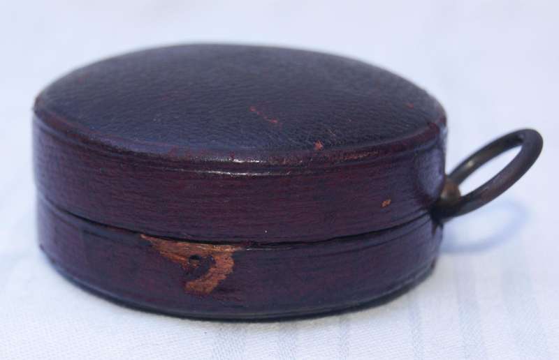 Antique J.H. Steward Pocket Barometer  London  Original Leather Case