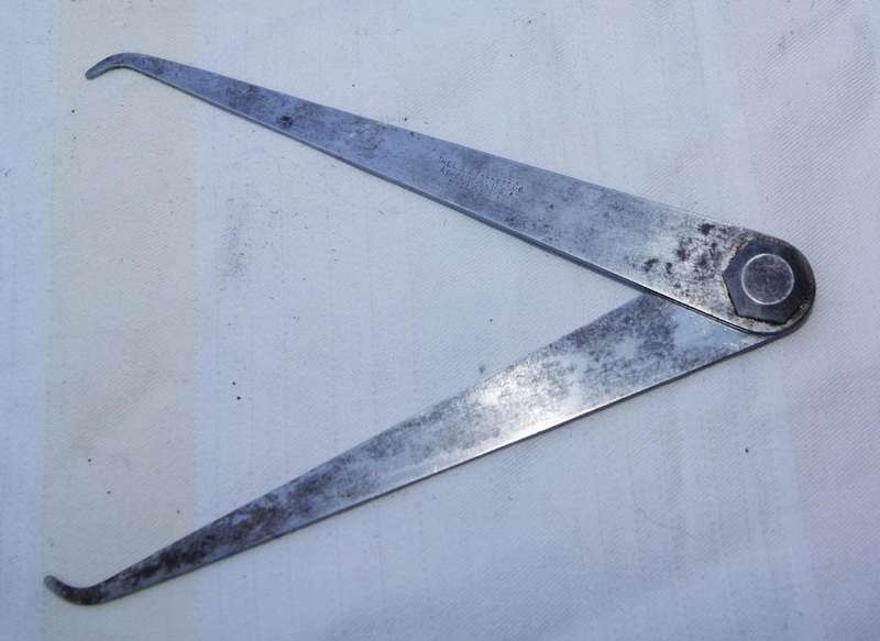 Vintage L.S. Starrett Co. Inside Callipers