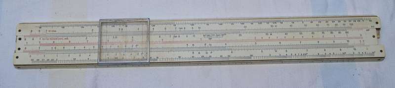 Vintage A.W. Faber-Castell 398 Electrical Engineer Slide Rule in Original Case