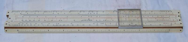 Vintage A.W. Faber-Castell 398 Electrical Engineer Slide Rule in Original Case