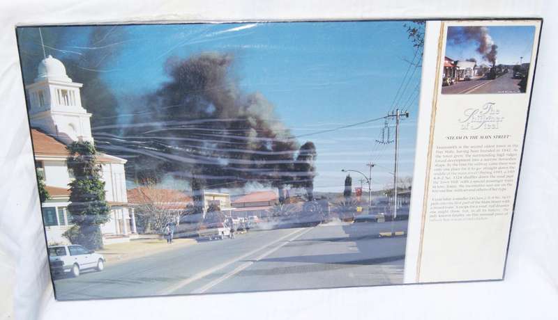 The Shimmer of Steel  Steam in the Main Street Print