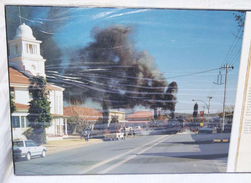 The Shimmer of Steel  Steam in the Main Street Print