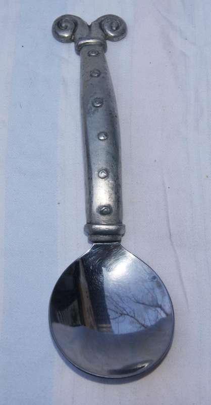Carrol Boyes Pewter-Handled Stainless Steel Serving Spoon