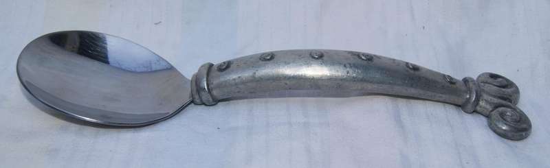 Carrol Boyes Pewter-Handled Stainless Steel Serving Spoon