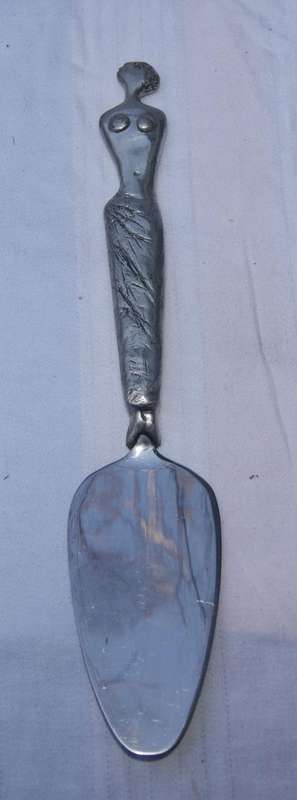 Carrol Boyes Pewter Cake Lifter  Female Form