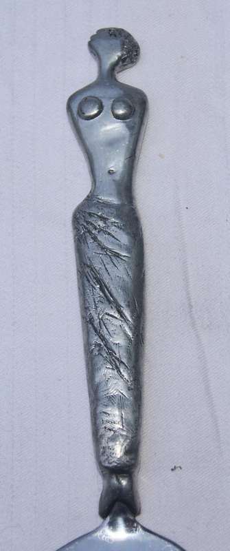 Carrol Boyes Pewter Cake Lifter  Female Form