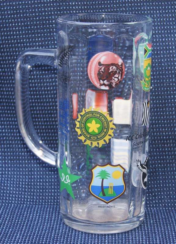2003 Cricket World Cup Collector Beer Mug  Official ICC Memorabilia