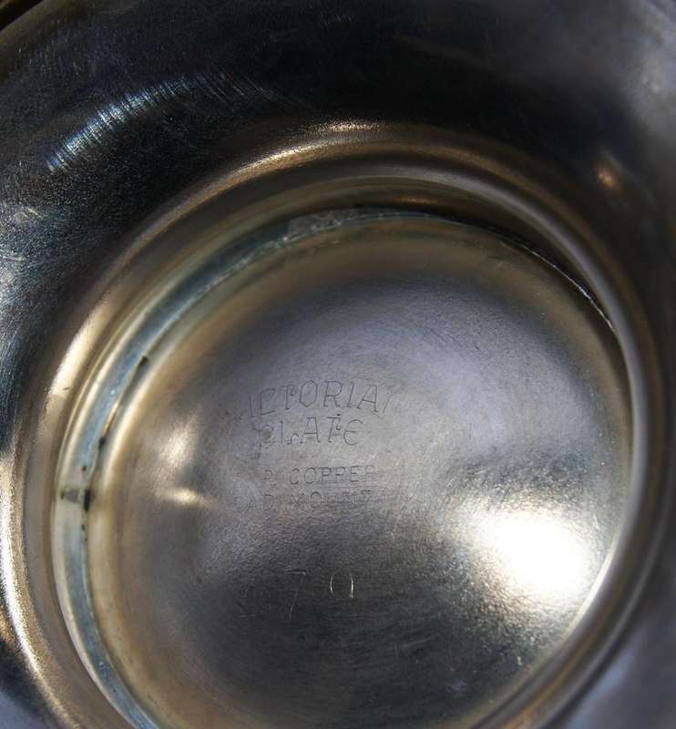 Elegant EPNS Water Jug with Ice Stopper