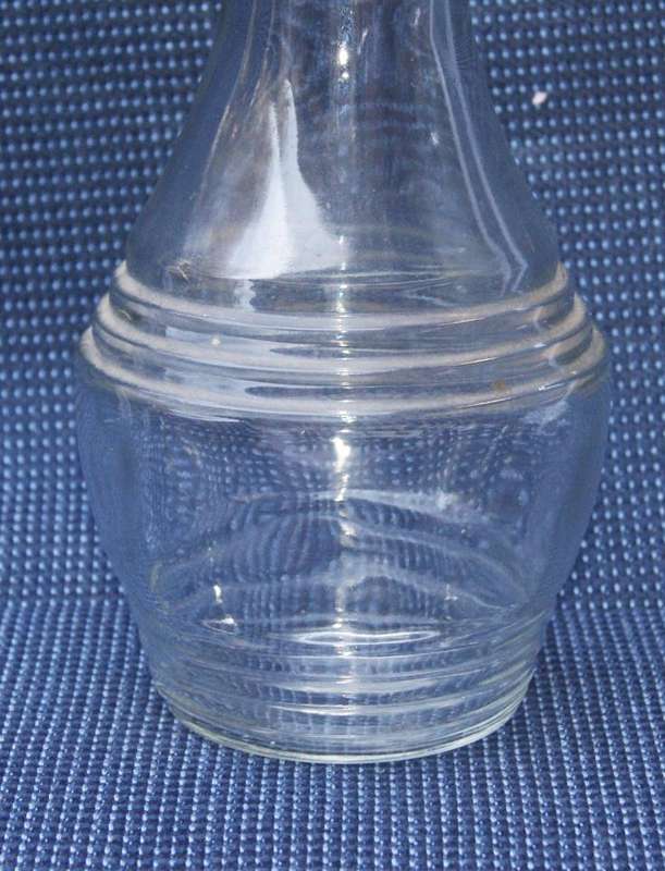 Vintage Castle Engineering Desk Water Bottle  Glass Carafe