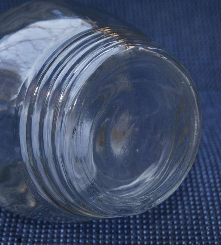 Vintage Castle Engineering Desk Water Bottle  Glass Carafe