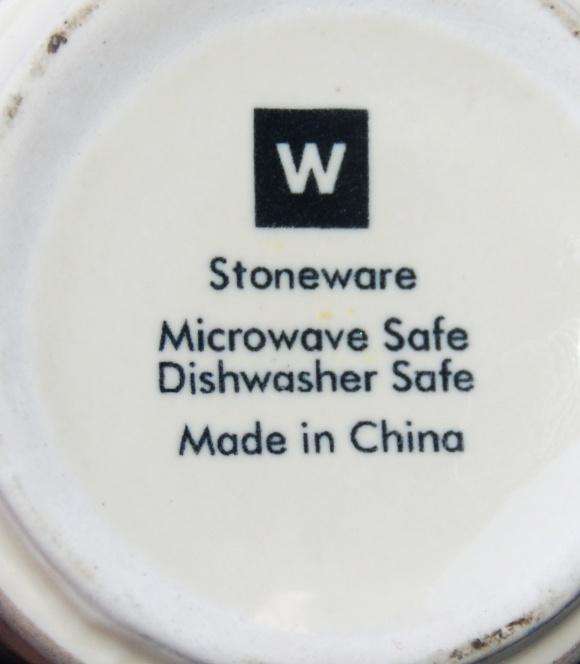 Pair of Woolworths Ceramic Egg Cups  Two-Tone Stoneware