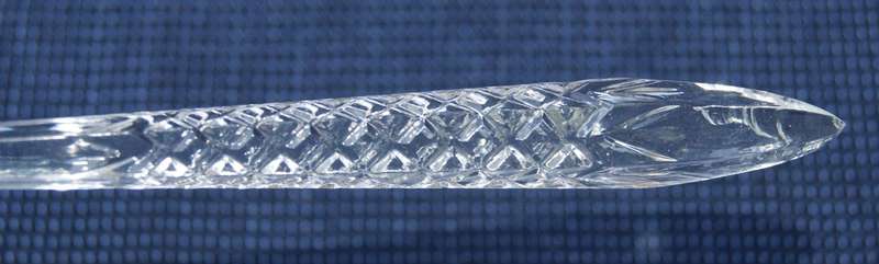Vintage Pressed Glass Salad Server Set