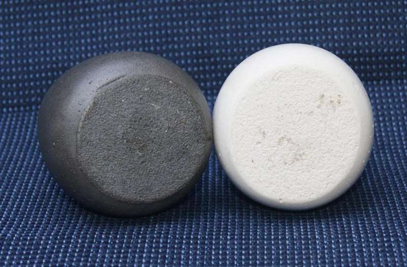 Modern Stoneware Salt & Pepper Set  Open Design