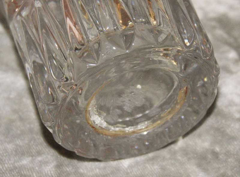 Vintage Hand Cut Crystal Vase