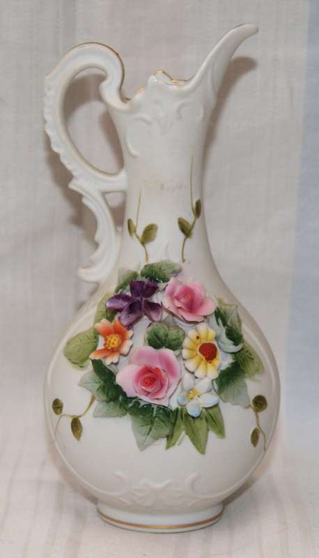 Balboa Jug Vase with Flowers