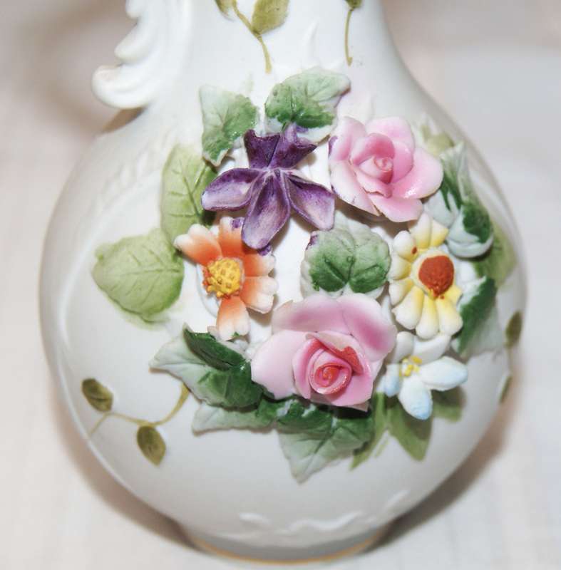 Balboa Jug Vase with Flowers