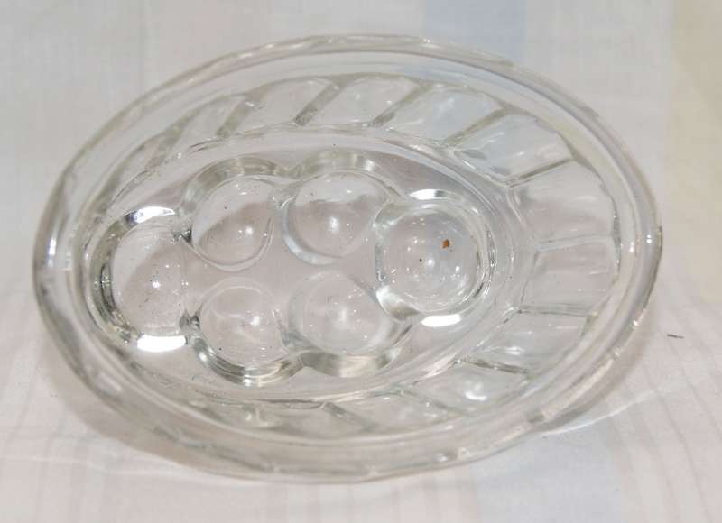 Classic Oval Shaped Glass Jelly Mould