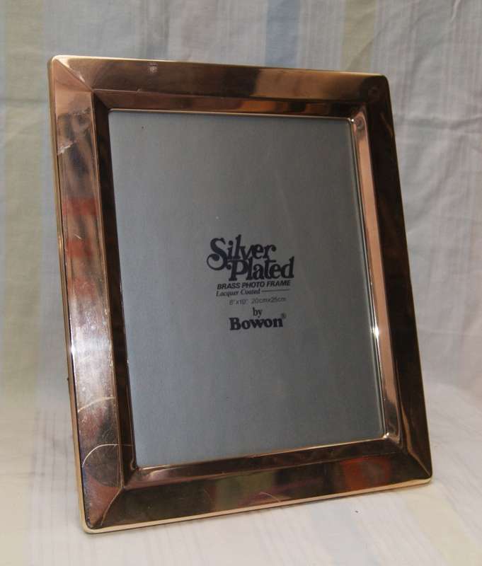 Silver Plated Brass Photo Frame
