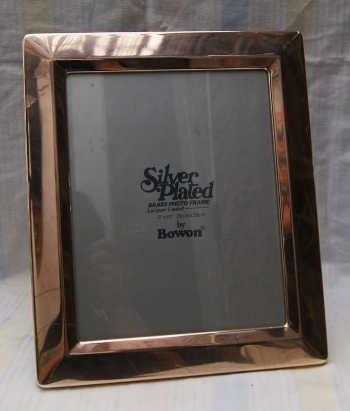 Silver Plated Brass Photo Frame