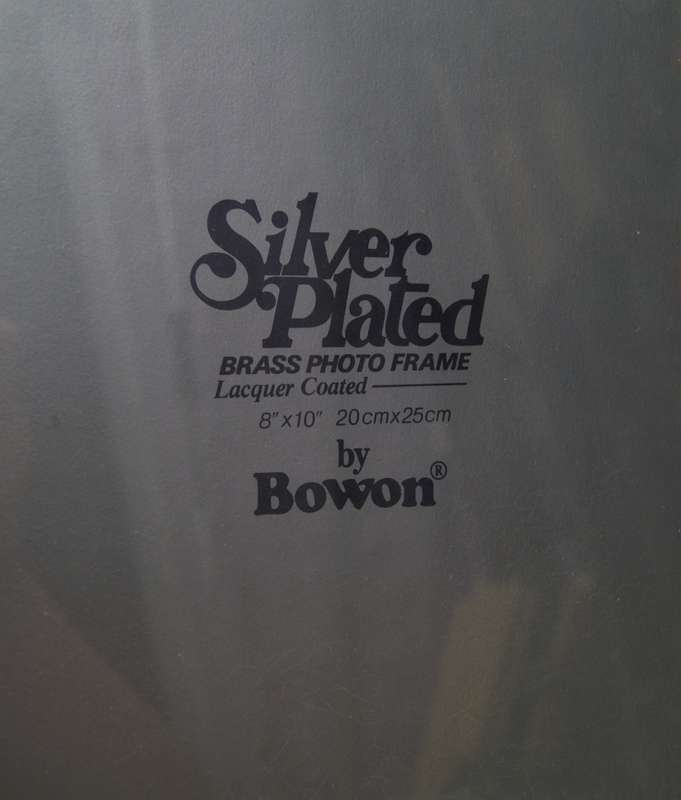 Silver Plated Brass Photo Frame