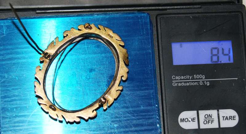 9ct Gold Cameo Brooch Gold Weight 8.4g @@ CCRRAAZZYY R1 START