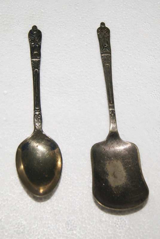 2x EPNS Apostle Spoons @@ CCRRAAZZYY R1 START