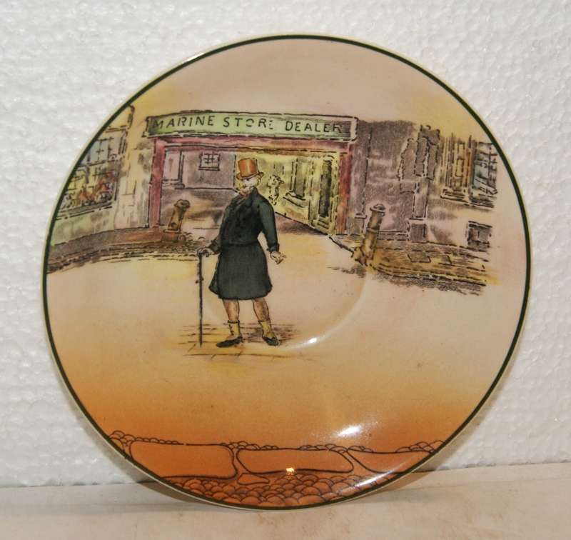 Royal Doulton Dickins Ware "Mr Micawber" D.6327 Saucer @@ CCRRAAZZYY R1 START