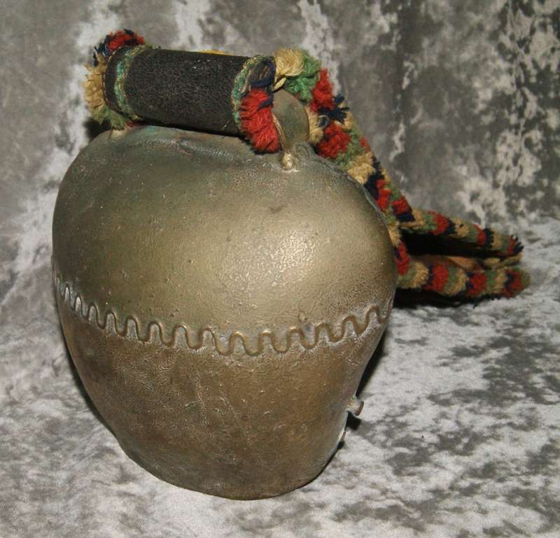 Incredible Antique Extra Large Swiss Cowbell
