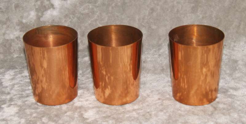 Set of 3 Copper and Brass Mugs @@ CCRRAAZZYY R1 START
