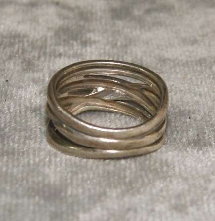 925 Sterling Silver Ring (5.6g) @@ CCRRAAZZYY R1 START