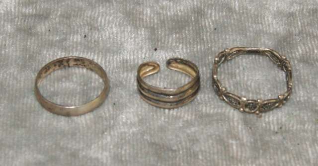 3x Assorted Silver Rings (3.6g) @@ CCRRAAZZYY R1 START