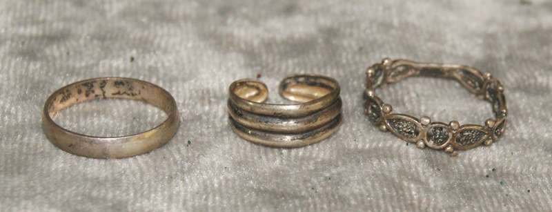 3x Assorted Silver Rings (3.6g) @@ CCRRAAZZYY R1 START
