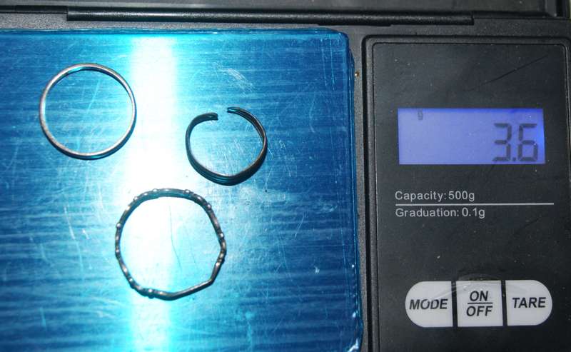 3x Assorted Silver Rings (3.6g) @@ CCRRAAZZYY R1 START