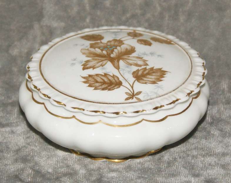 Coalport bone china trinket box