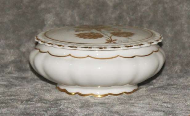 Coalport bone china trinket box