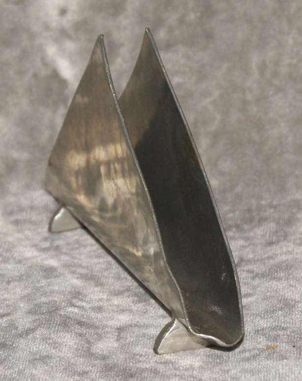 Meersburg hand made pewter serviette holder