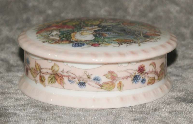 Vintage Royal Doulton "Autumn" trinket box