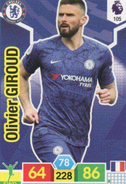 Panini Adrenalyn Premier League 2019/2020 #105 Olivier Giroud