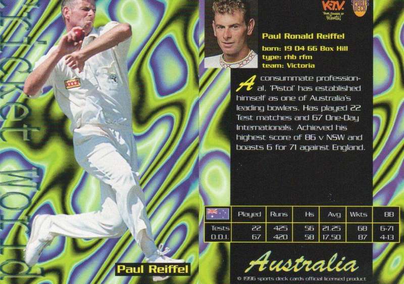 Paul Reiffel 1996 Sports Deck #31