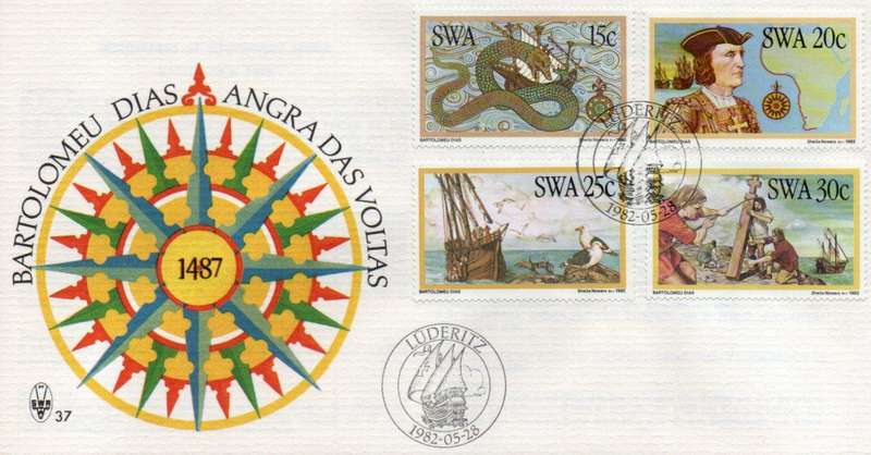 SWA FDC #37 BARTOLOMEU DIAZ