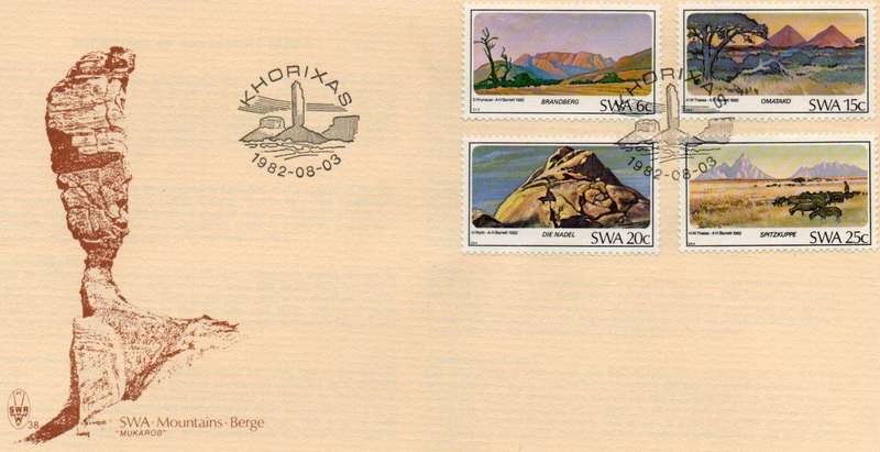 SWA FDC #38 MOUNTAINS