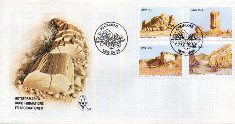 SWA FDC #53 ROCK FORMATIONS