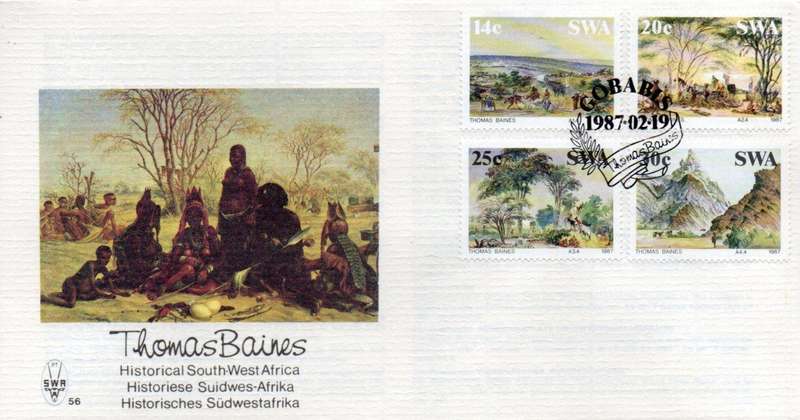 SWA FDC #56 THOMAS BAINES