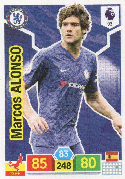 Panini Adrenalyn Premier League 2019/2020 #93 Marcos Alonso